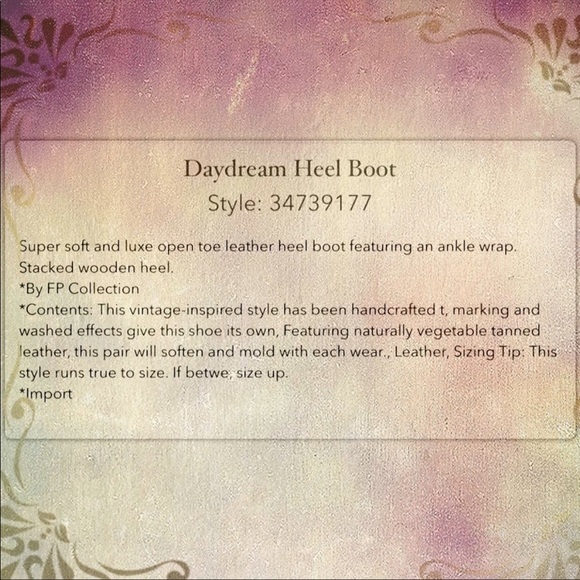 Free People Daydream Booties. Size 7 - Picture 3 of 10